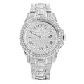 TOPGRILLZ 2021 New Mechanical Luxury Rhinestones Mens Watches 7 Colors Stainless Steel Watch Hip Hop Charm Jewelry Dropshipping