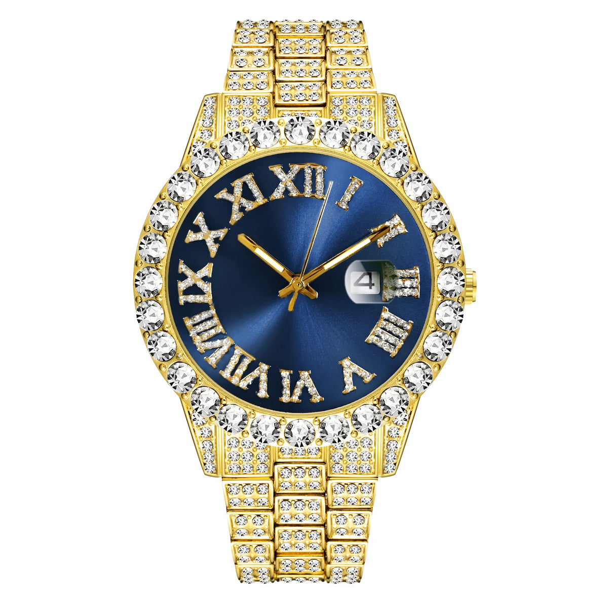 TOPGRILLZ 2020 New  Watch High Quality Top Brand Luxury Bracelet Stainless Steel Quartz Wristwatch Business Clock