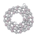 TOPGRILLZ 6mm8mm Iced Ball  Chain Choker Necklace Hip Hop Charm Necklace Iced Out Cubic Zirconia  Hip Hop Bling Jewelry For Gift