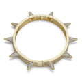 TOPGRILLZ Spikes Rivet Stud Mens Charm Bracelets Bangle Iced Out Gold Silver Color Bracelets Hip Hop/Punk Gothic Bling Jewelry