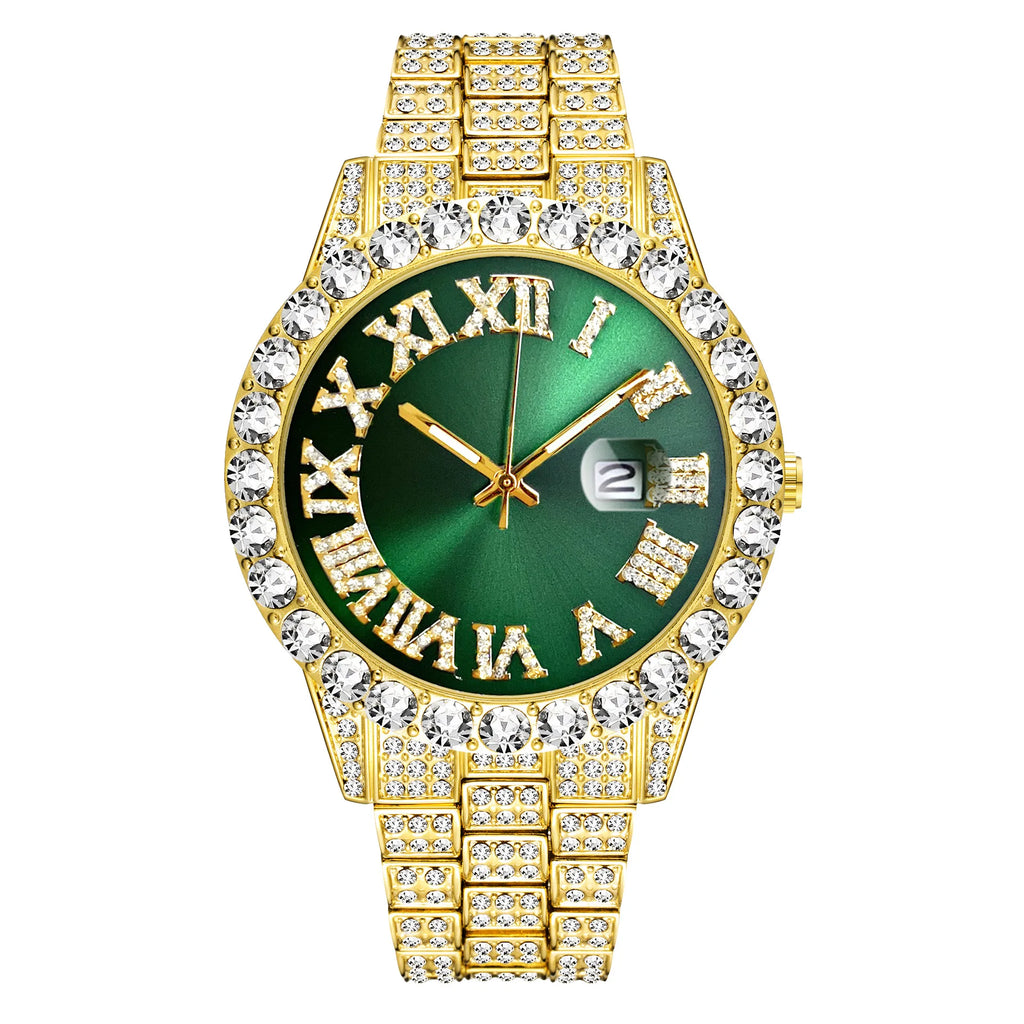 TOPGRILLZ 2020 New  Watch High Quality Top Brand Luxury Bracelet Stainless Steel Quartz Wristwatch Business Clock