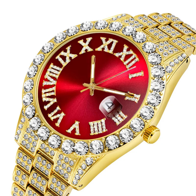 TOPGRILLZ 2020 New  Watch High Quality Top Brand Luxury Bracelet Stainless Steel Quartz Wristwatch Business Clock