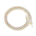 TOPGRILLZ 5mm Tennis Chain New Triangular Zircon Choker Women's Necklace Iced Out Cubic Zirconia Hip Hop Charm Jewelry Gift
