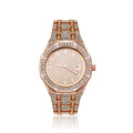 TOPGRILLZ Luxury Brand ICED OUT Watch Quartz Gold HIP HOP Wrist Watches With Micropave CZ Stainless Steel Wristband