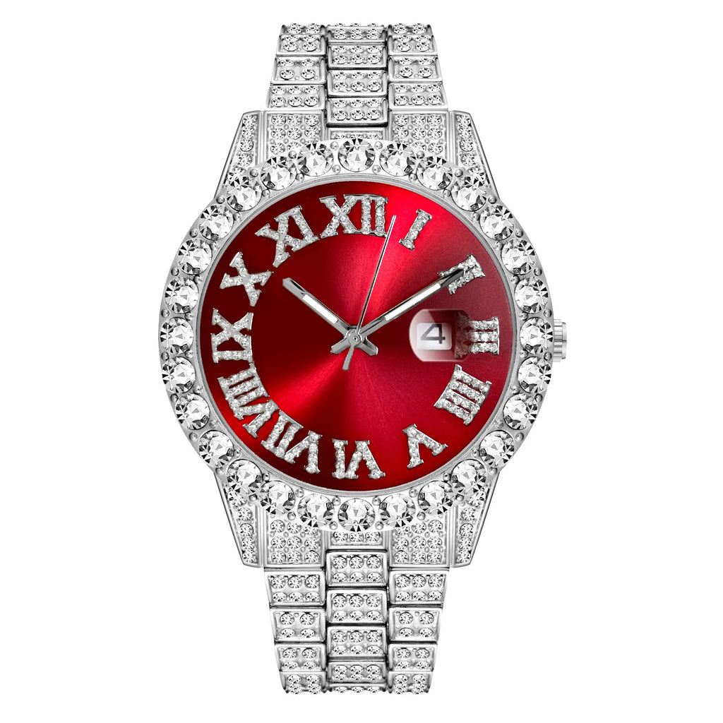 TOPGRILLZ 2020 New  Watch High Quality Top Brand Luxury Bracelet Stainless Steel Quartz Wristwatch Business Clock