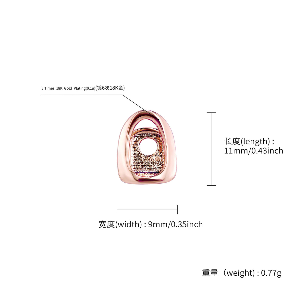TOPGRILLZ Hip Hop Single Hollow Teeth Caps For Women Men Braces Simple Glossy Tooth Grills Jewelry Cosplay Dental Grillz