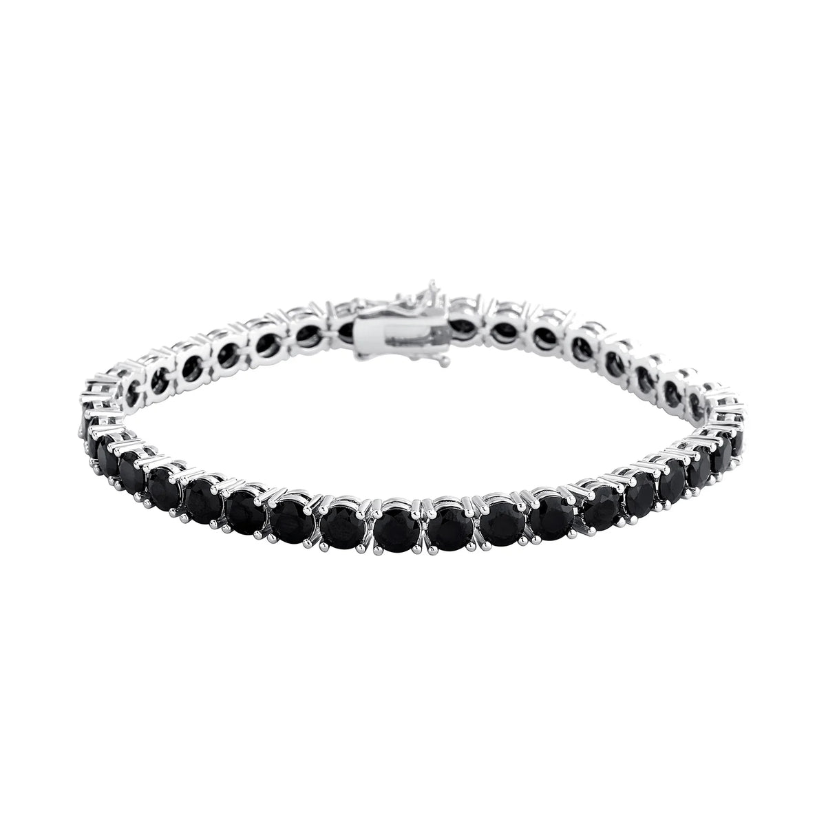 TOPGRILLZ 3MM-5MM Iced Out Black Cubic Zirconia Tennis Chain Bracelet Micro Paved 5A+ CZ Stones Charm Bangle For Men Women Gift