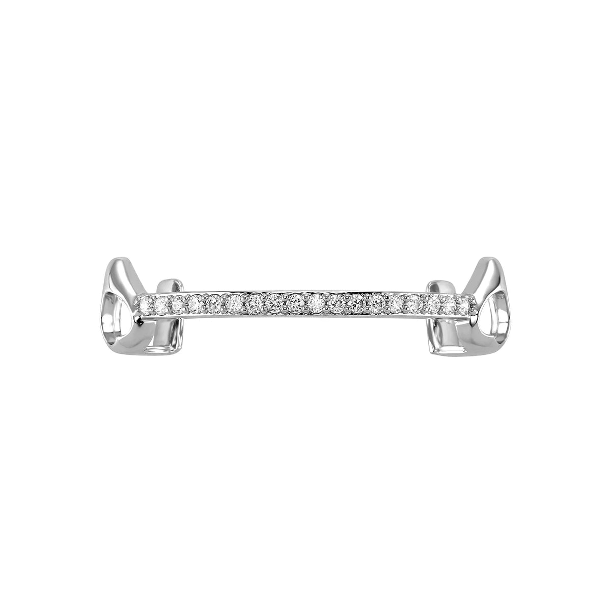 TOPGRILLZ Hip Hop Rapper Accessories Bar Grillz Set Gold Plated Copper Iced Out Top&Bottom Tooth Grills For Men&Women
