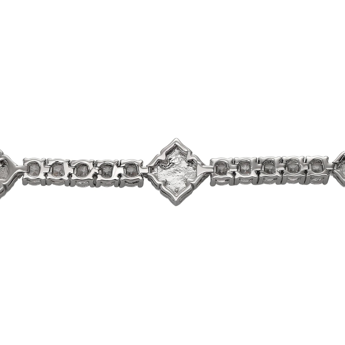 TOPGRILLZ Iced Out Charm Lucky Clover 4mm Tennis Bracelet Black Drip Oil Micro Paved Cubic Zircon Chain For Men Women Jewelry