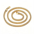 TOPGRILLZ Stainless Steel 4mm Franco Link Chain Necklace High Polish Mirror Finish Double Layer Hip Hop Jewelry Men Women