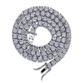 TOPGRILLZ 3/4/5MM Classic Tennis Chain Waterproof Copper Iced Out Micro Pave Cubic Zirconia Hip Hop Fashion Jewelry Women Gift