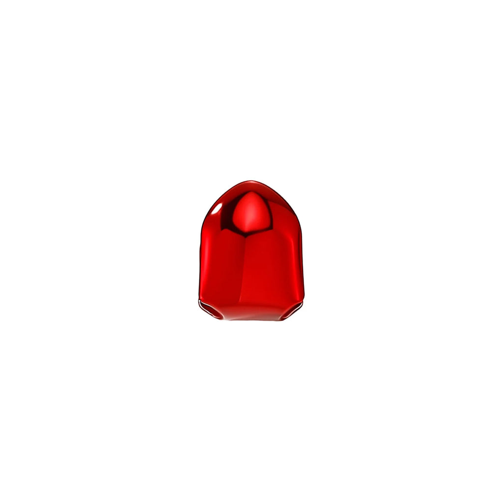 TOPGRILLZ Red Single Tooth Grill Mirror Plated Hip Hop Rapper Accessories Y2K Cosplay Halloween Teeth Jewelry Men Women 1Pc