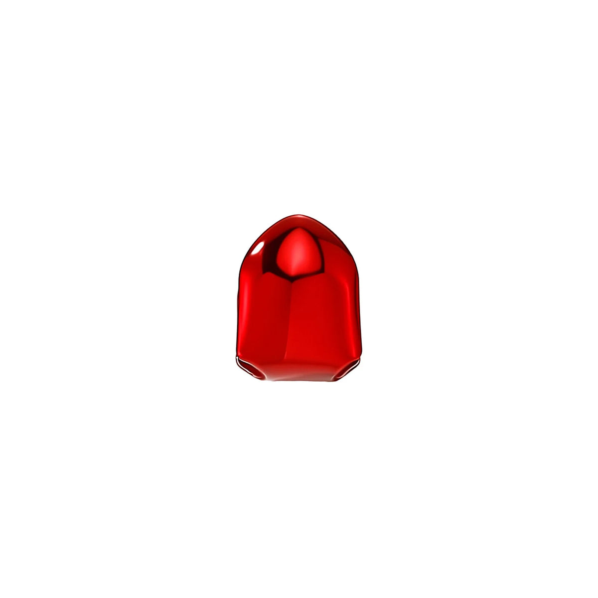 TOPGRILLZ Red Single Tooth Grill Mirror Plated Hip Hop Rapper Accessories Y2K Cosplay Halloween Teeth Jewelry Men Women 1Pc