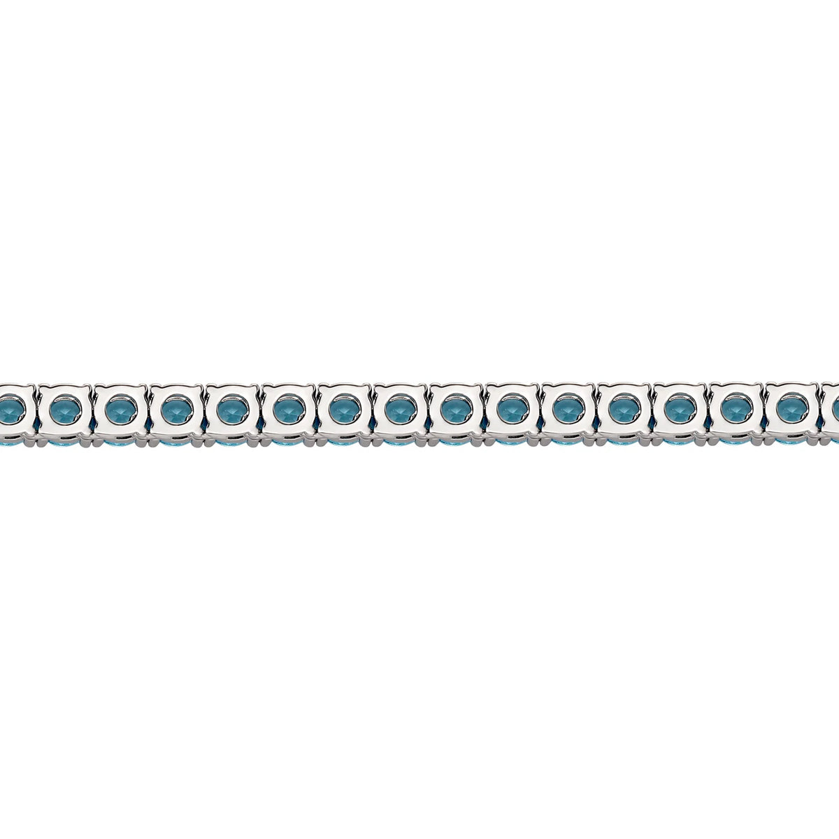 TOPGRILLZ 4MM Iced Out Bling AAA Zircon 1 Row Fashion Light Blue Color Tennis Jewelry Chains Women 20inch Choker Punk Gift
