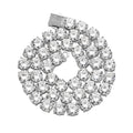 TOPGRILLZ New 10 mm Tennis Chain Necklace With New Spring Clasp Iced Out Cubic Zirconia Hip Hop Rockers Jewelry For Men